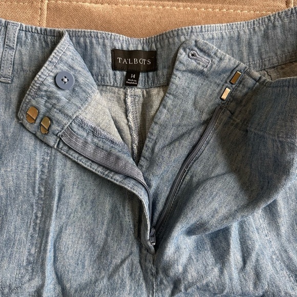 Talbots Light Blue Denim Shorts - Picture 5 of 8